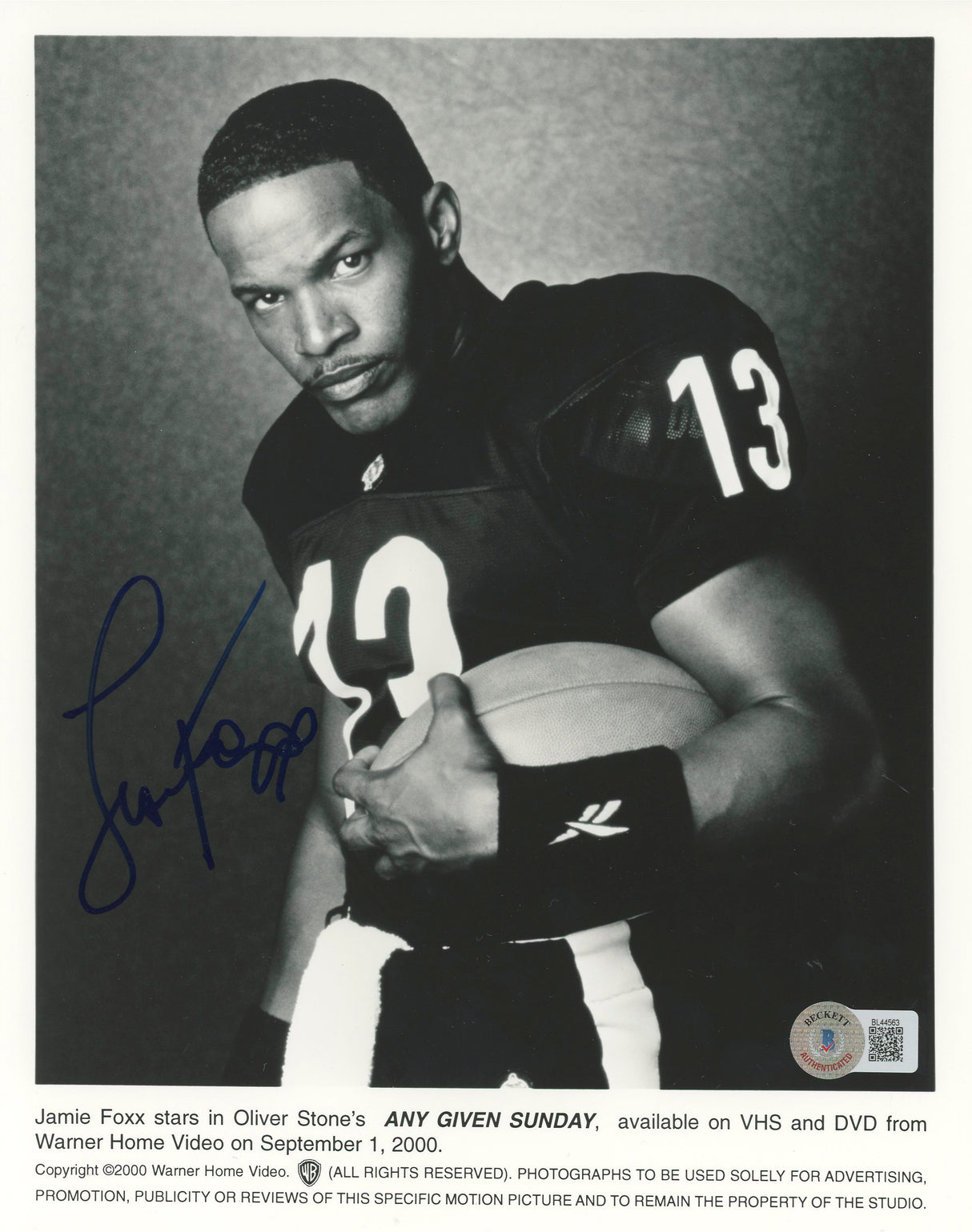Jamie Foxx Any Given Sunday Authentic Signed 8x10 Photo Autographed BAS #BL44563