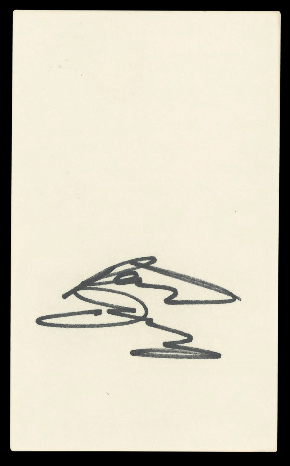 Patrick Dempsey Grey's Anatomy Authentic Signed 3x5 Index Card BAS #BL98504