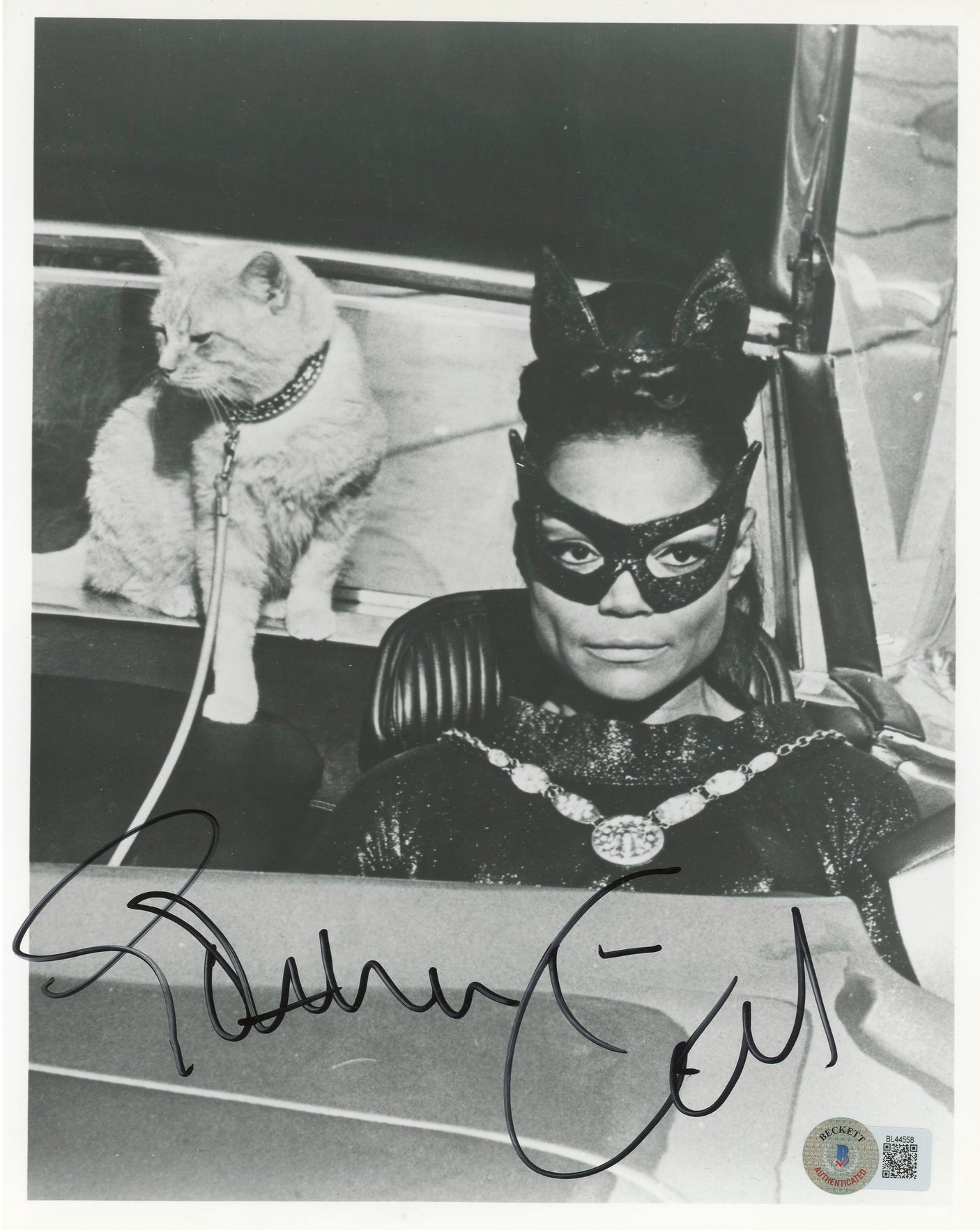 Eartha Kitt Batman Authentic Signed 8x10 Photo Autographed BAS #BL44558
