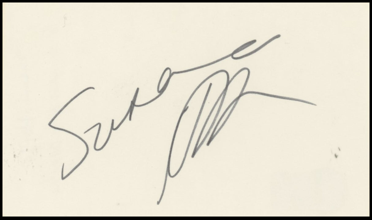 Susanna Hoffs The Bangles Authentic Signed 3x5 Index Card BAS #BR26813