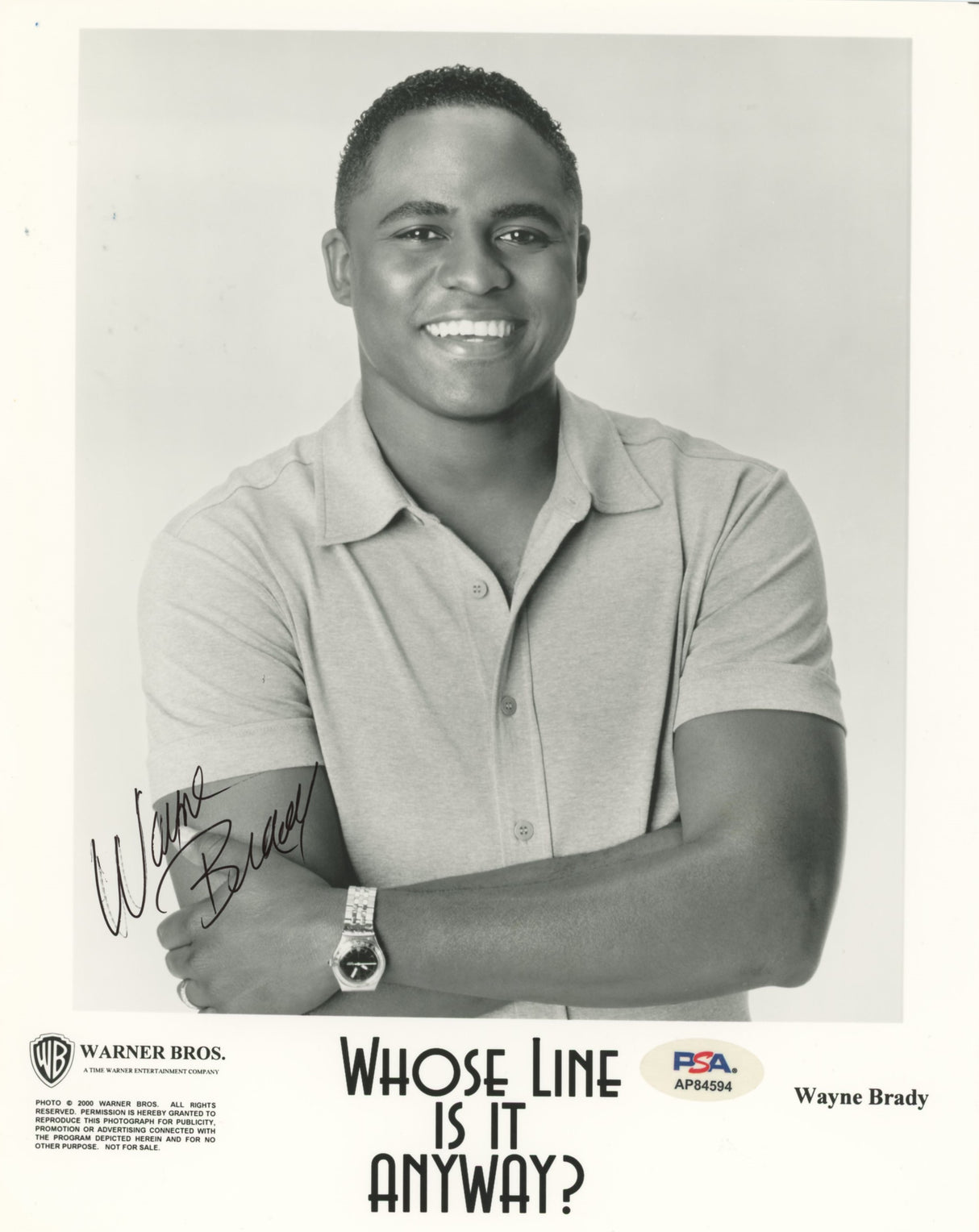 Wayne Brady Whose Line is it Anyway? Authentic Signed 8x10 Photo PSA/DNA AP84594
