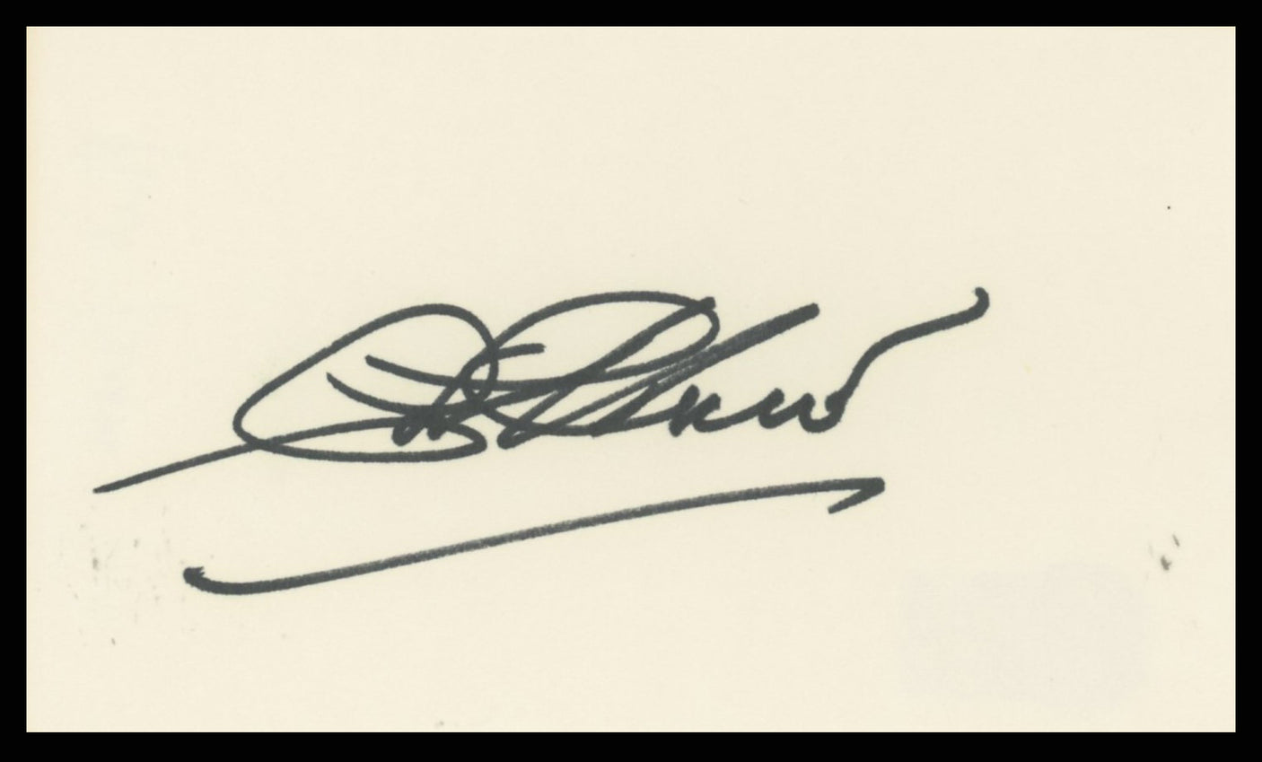 Phil Harris The Jungle Book Authentic Signed 3x5 Index Card BAS #BR26818