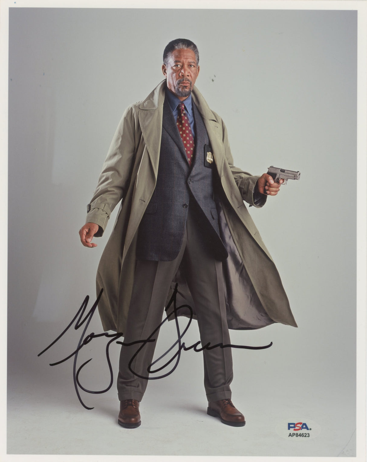Morgan Freeman Along Came A Spider Authentic Signed 8x10 Photo PSA/DNA #AAP84623