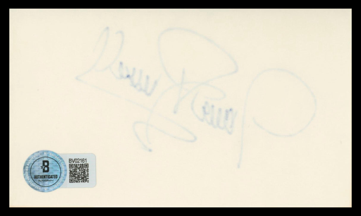 Jane Russell Gentlemen Prefer Blondes Signed 3x5 Index Card BAS #BV02161