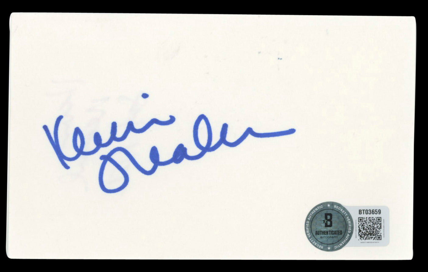 Kevin Nealon Saturday Night Live Authentic Signed 3x5 Index Card BAS #BT03659