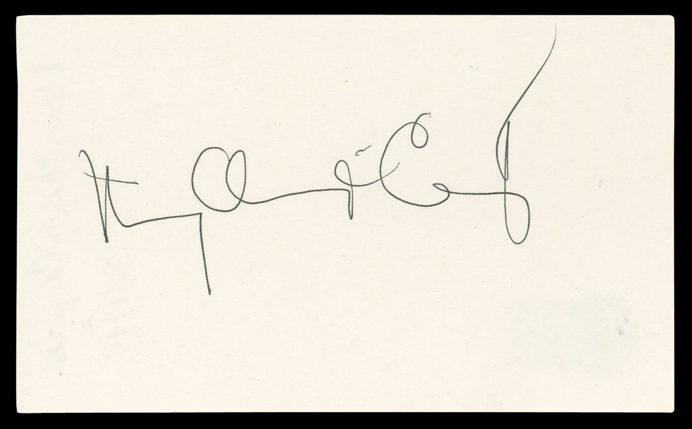 Mary Chapin Carpenter Musician Authentic Signed 3x5 Index Card BAS #BN06392