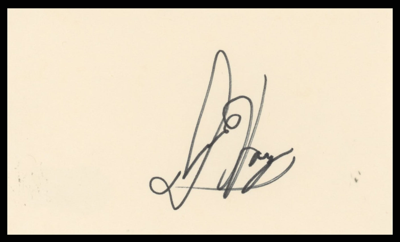 Isaac Hayes South Park Authentic Signed 3x5 Index Card Autographed BAS #BR26833