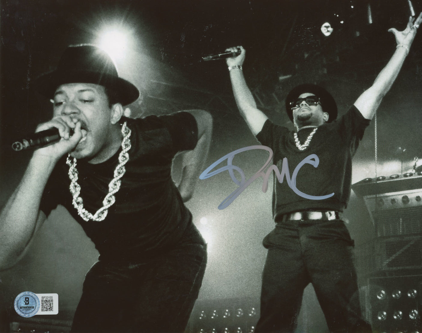 Darryl McDaniels Run DMC Authentic Signed 8x10 Photo Autographed BAS #BP33155