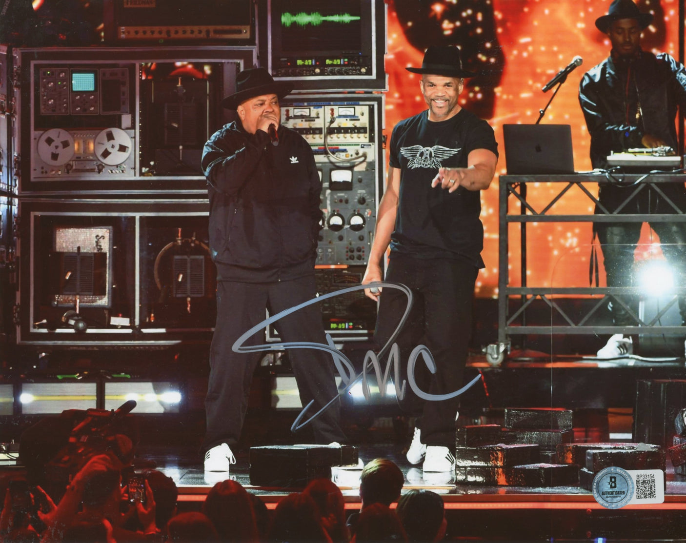 Darryl McDaniels Run DMC Authentic Signed 8x10 Photo Autographed BAS #BP33154