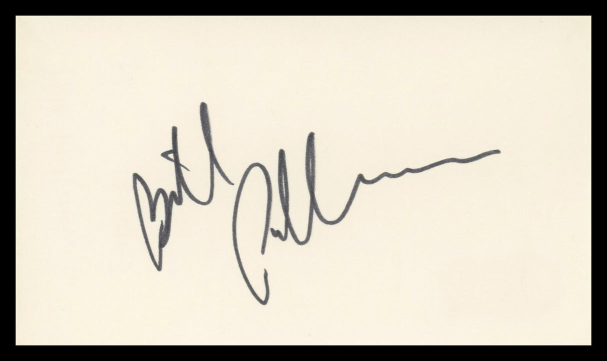 Bill Pullman Independence Day Authentic Signed 3x5 Index Card BAS #BV02107