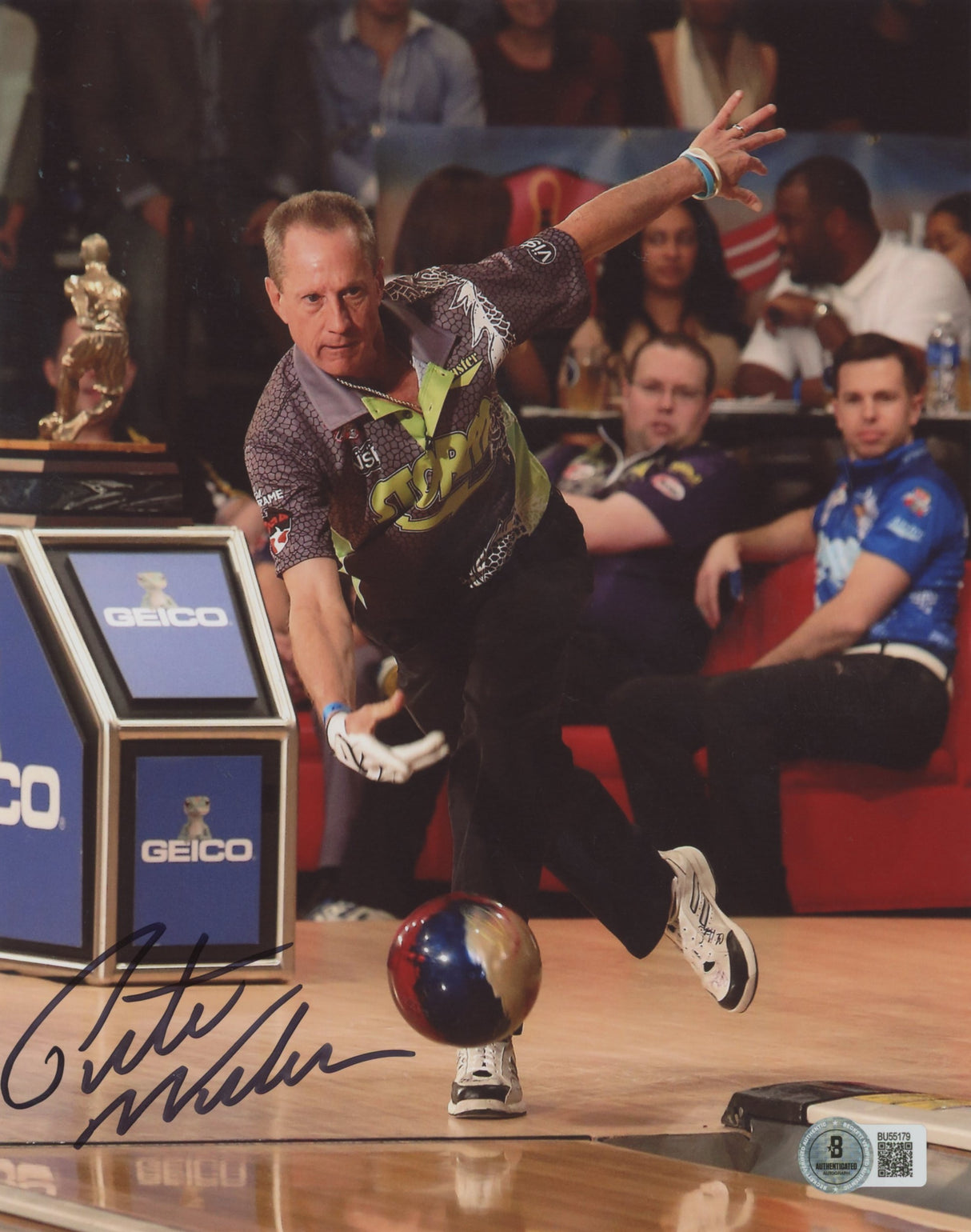 Pete Weber Authentic Signed 8x10 Vertical Photo BAS 9