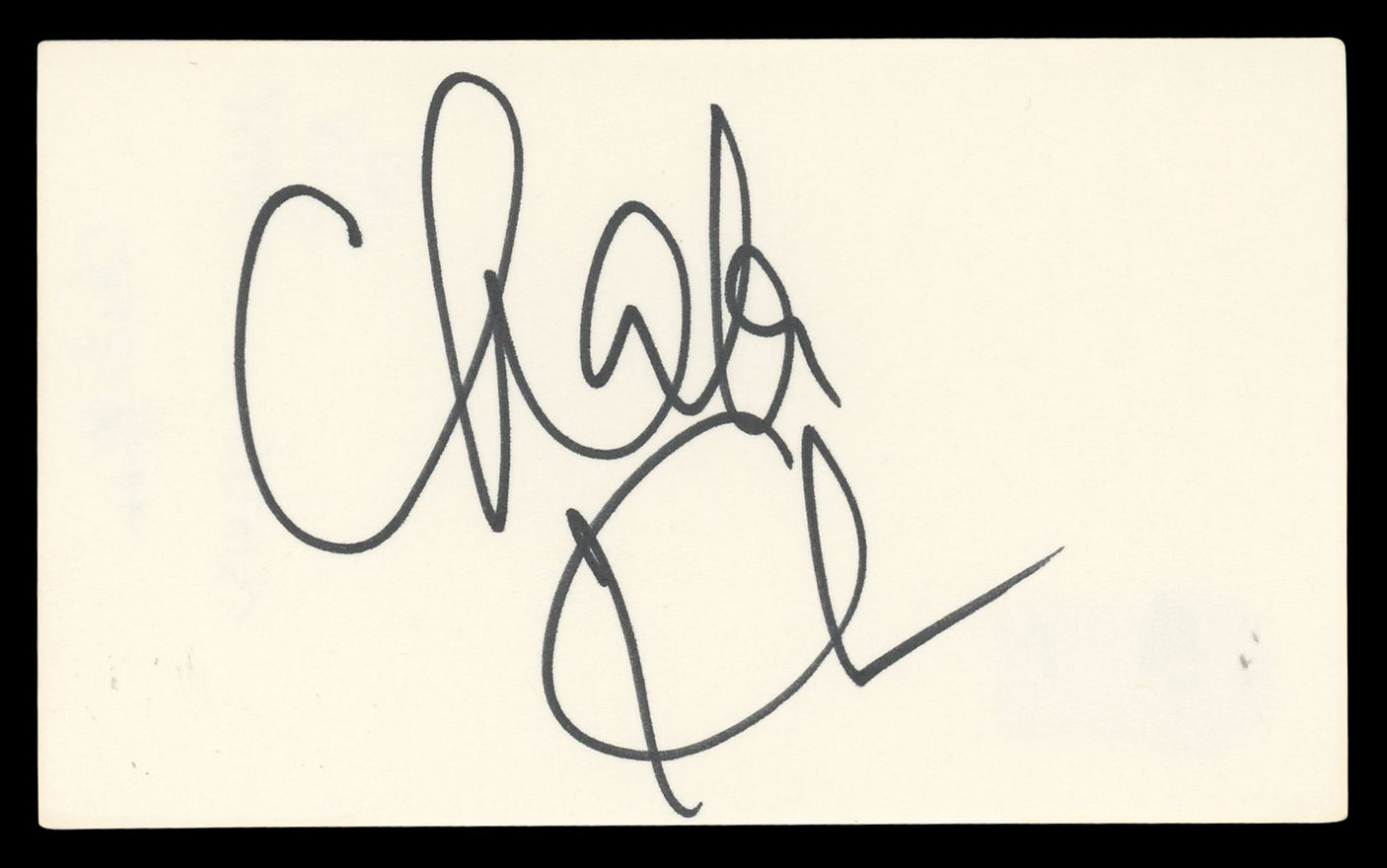 Chaka Khan The Blues Brothers Authentic Signed 3x5 Index Card BAS #BN06432