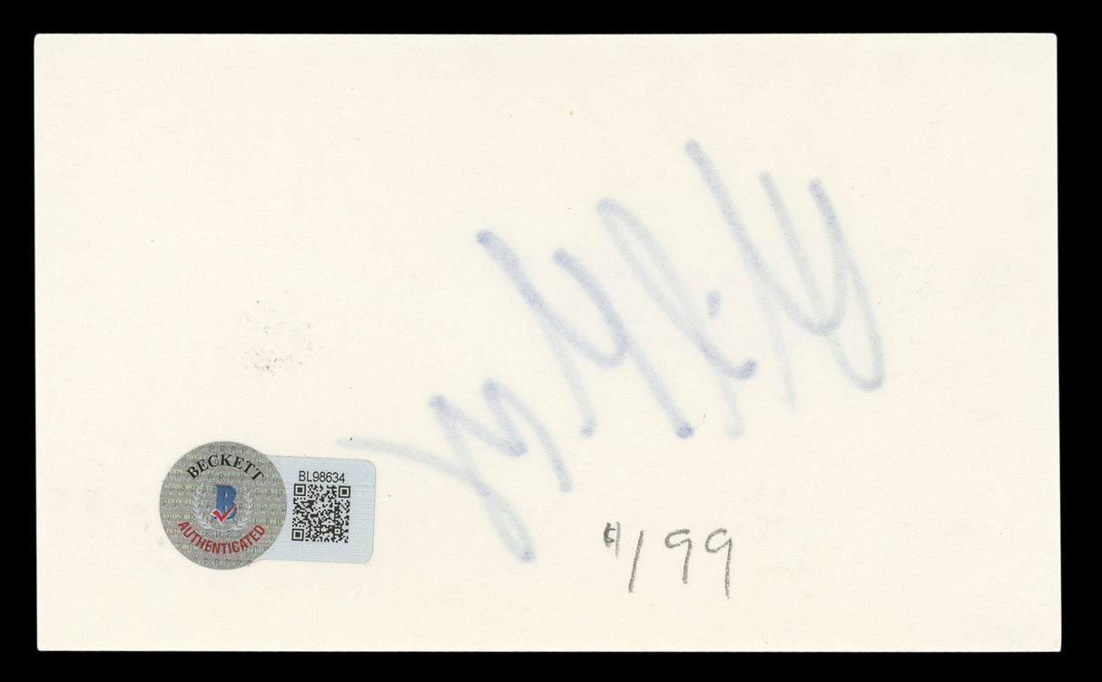 Mike Myers Austin Powers Authentic Signed 3x5 Index Card BAS #BL98634