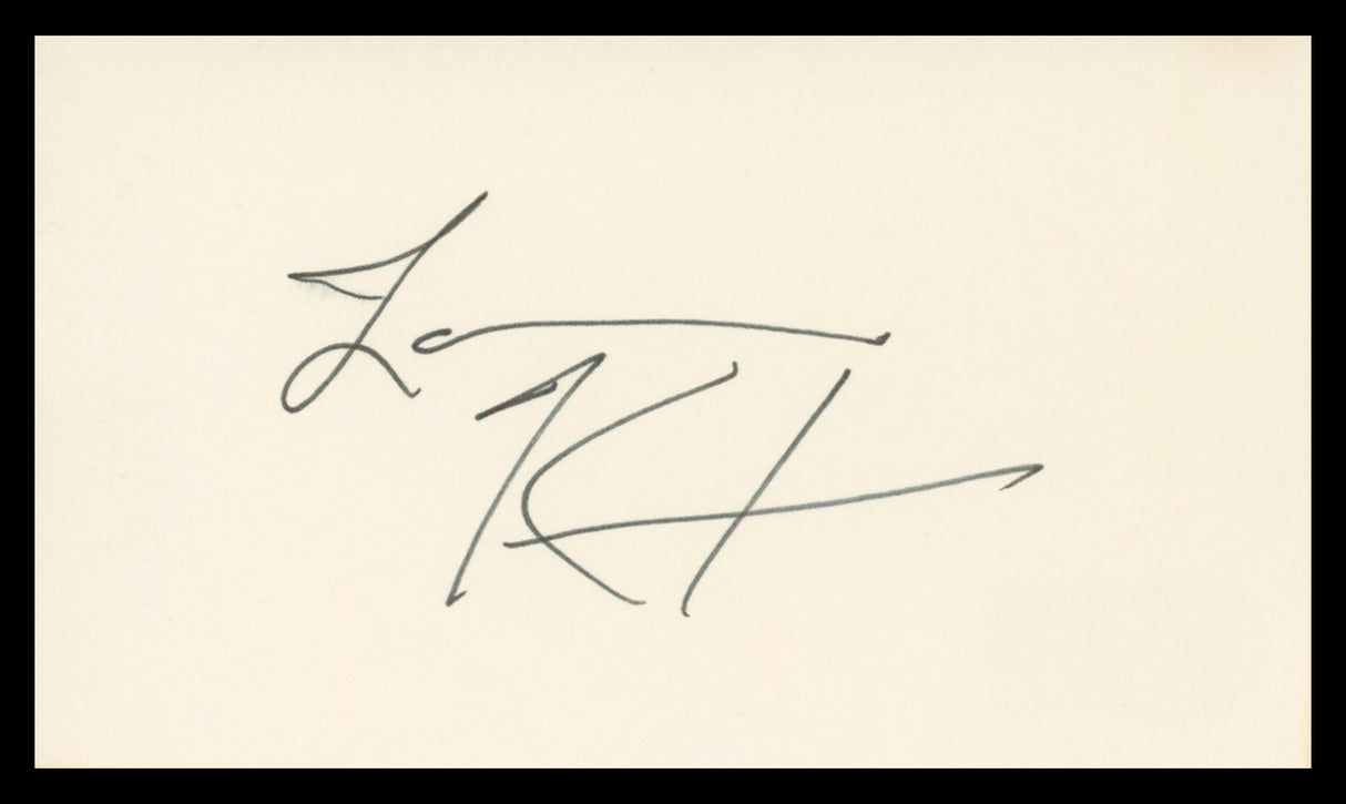 Lawrence Kasdan Star Wars ESB Authentic Signed 3x5 Index Card BAS #BU64787