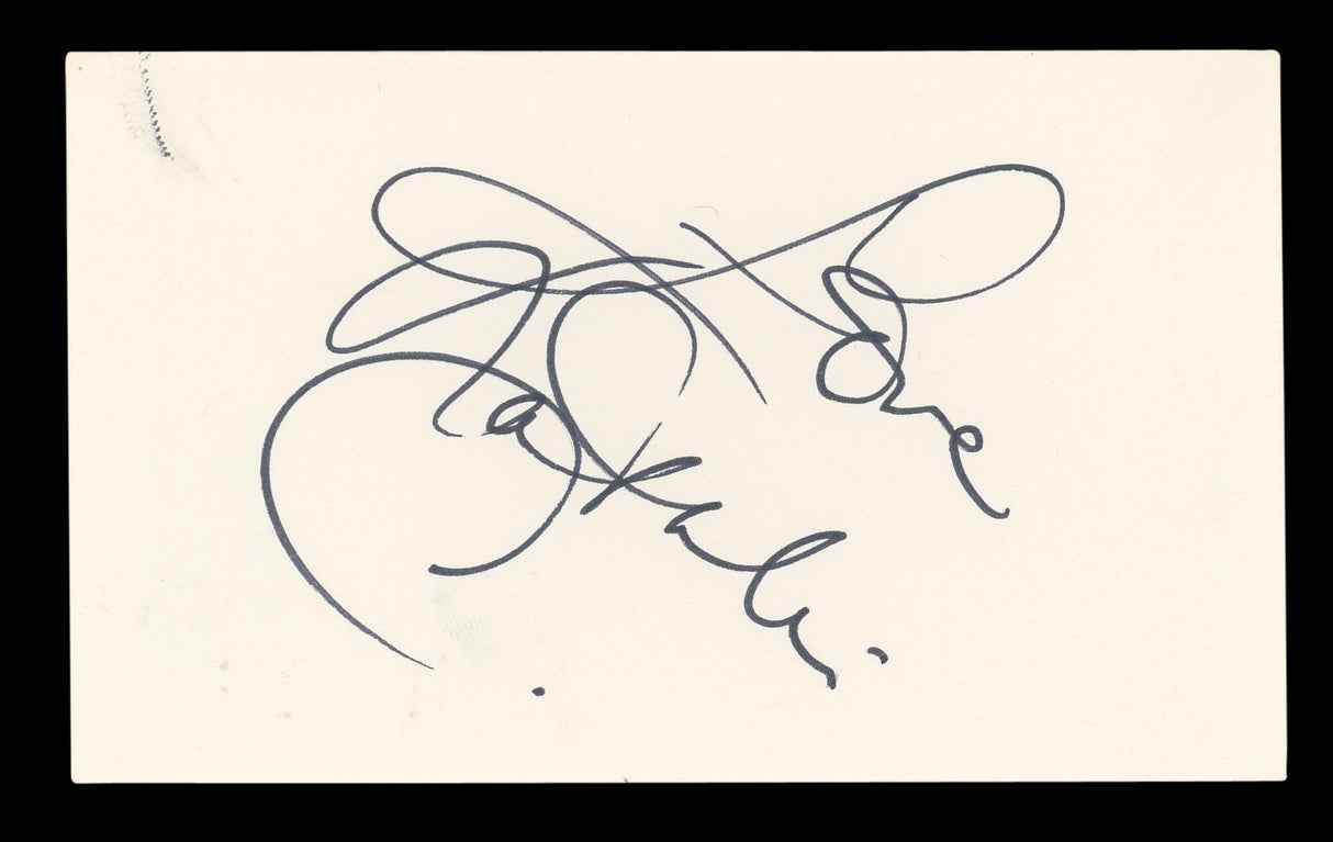 Natalie Cole "Love" Authentic Signed 3x5 Index Card Autographed BAS #BL96711