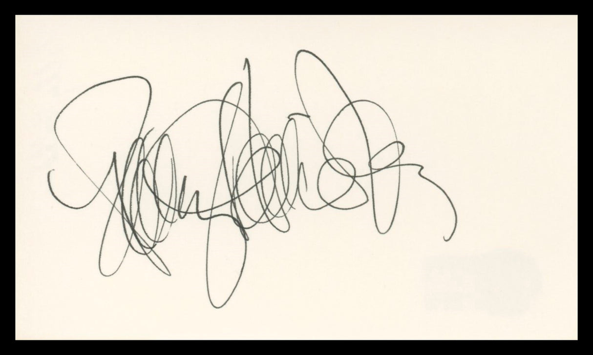 Polly Holliday Alice Authentic Signed 3x5 Index Card Autographed BAS #BU64797