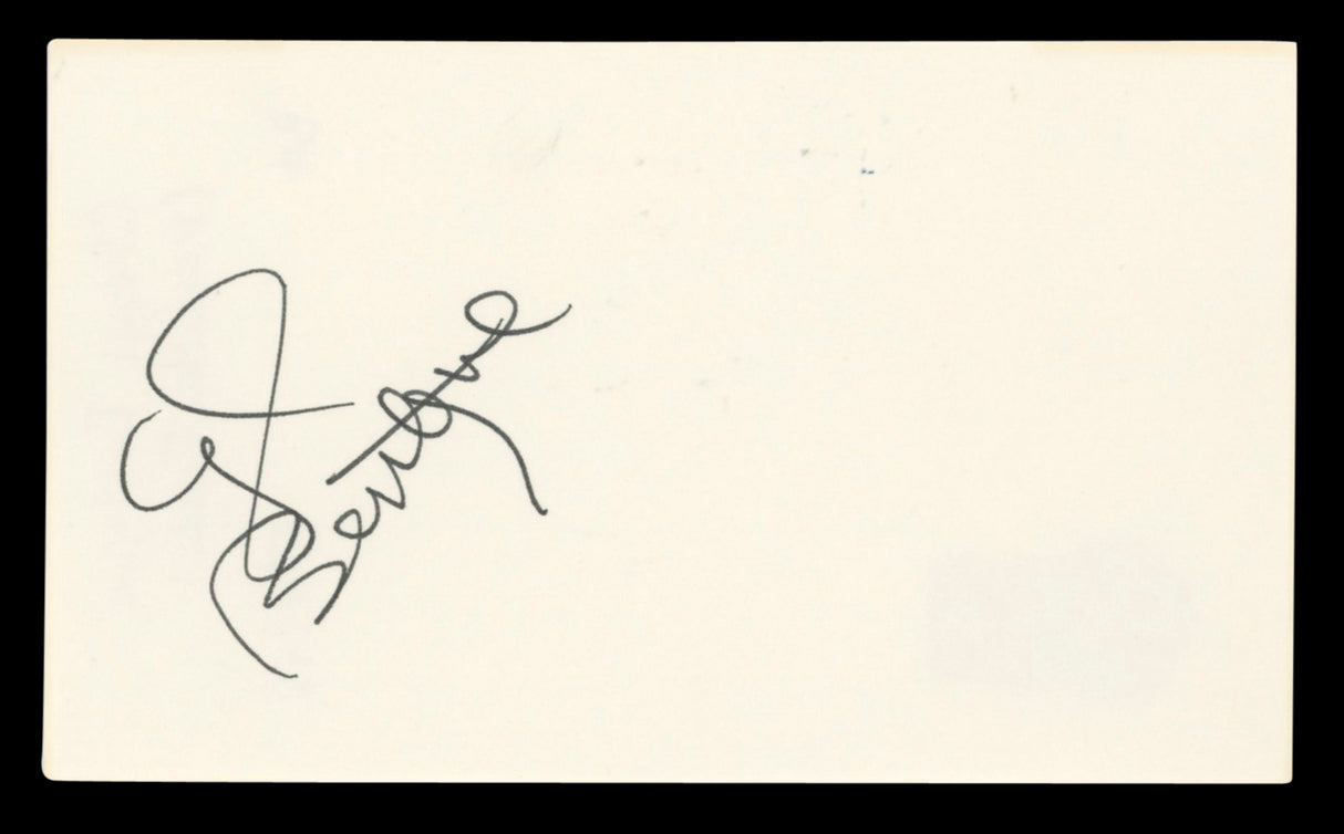 Cheryl Bentyne The Manhattan Transfer Signed 3x5 Index Card BAS #BV03125