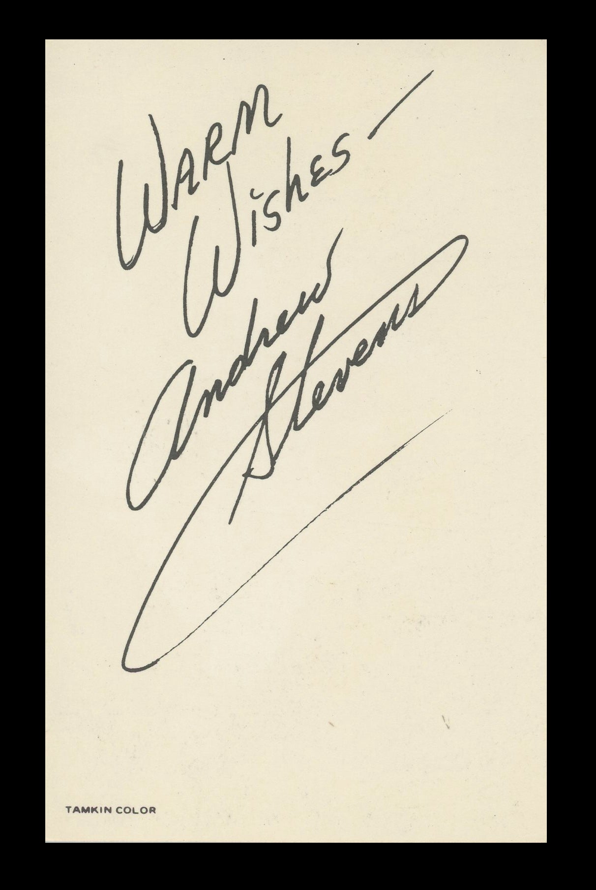 Andrew Stevens The Boondock Saints Authentic Signed 3.5x5.5 Photo JSA #AX48134