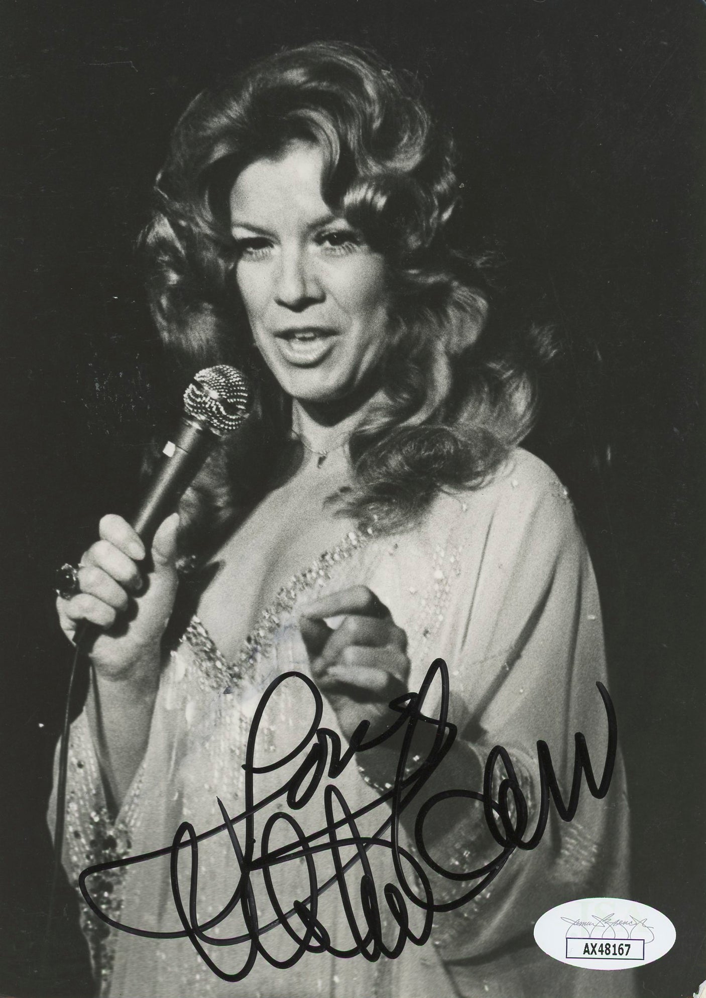 Vikki Carr Vocalist "Love" Authentic Signed 5x7 Photo Autographed JSA #AX48167