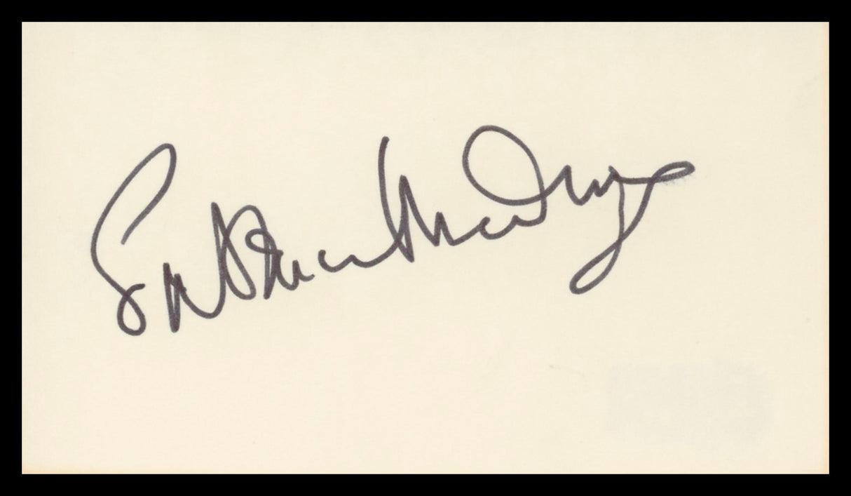 Patricia Medina Mr. Arkadin Authentic Signed 3x5 Index Card BAS #BV03101