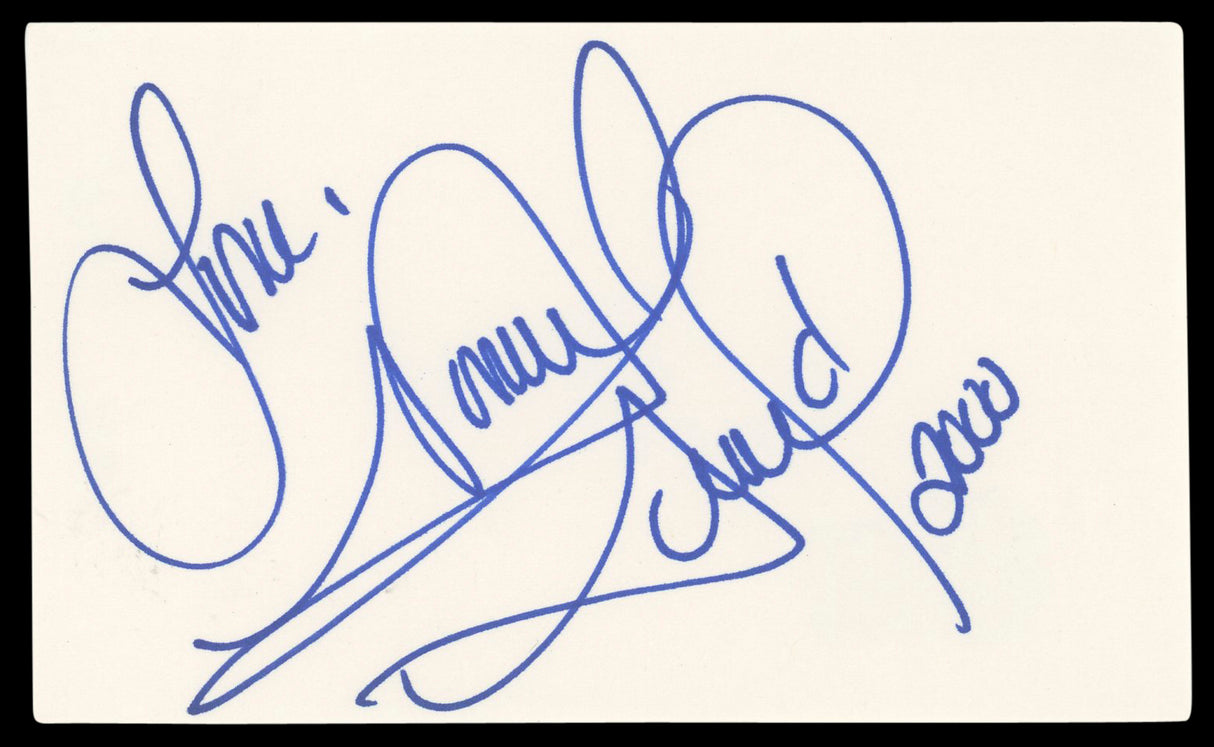 Monica Arnold Big Momma's House "Love" Signed 3x5 Index Card BAS #BL98911
