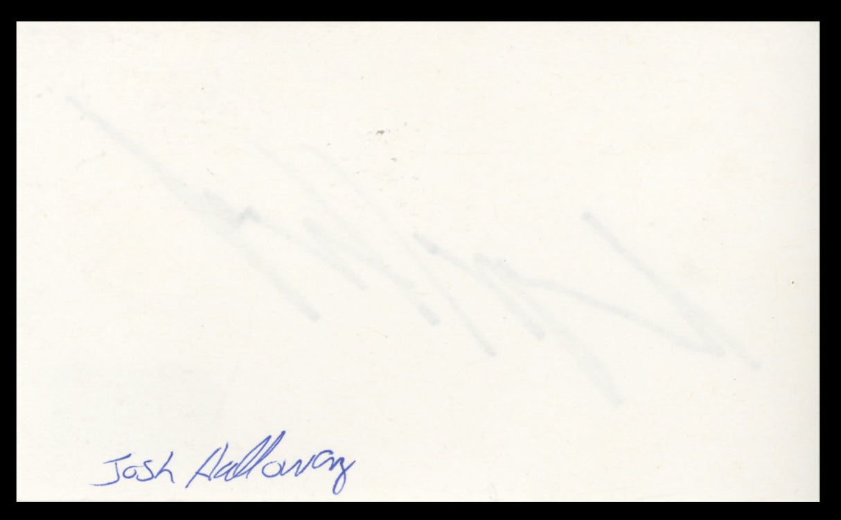 Josh Holloway Lost Authentic Signed 3x5 Index Card Autographed BAS #BS29442