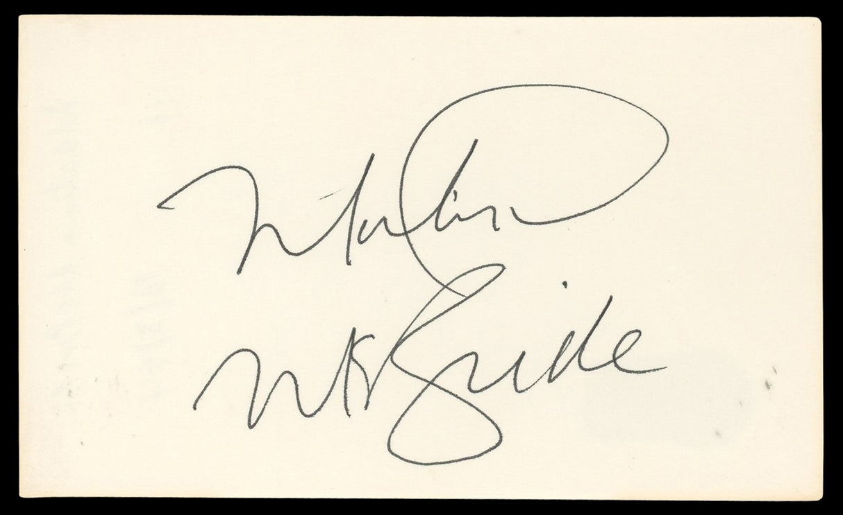 Martina McBride Musician Authentic Signed 3x5 Index Card BAS #BN06518