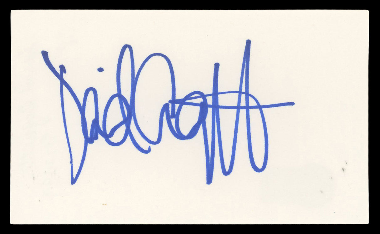 David Arquette Scream Authentic Signed 3x5 Index Card Autographed BAS #BN06524