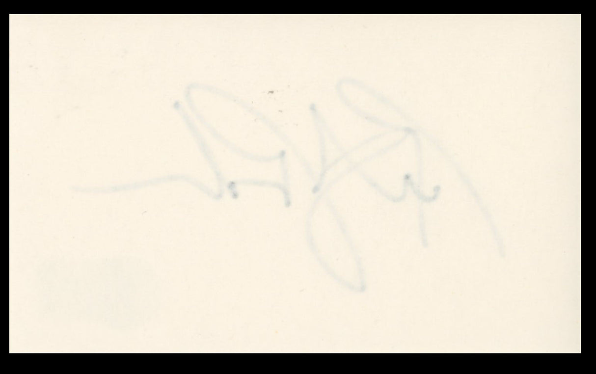 Rita Rudner Comedian & Actor Authentic Signed 3x5 Index Card BAS #BS29411