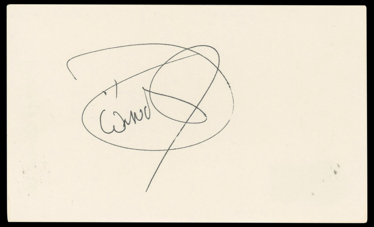 Dionne Warwick Authentic Signed 3x5 Index Card Autographed BAS #BN33209