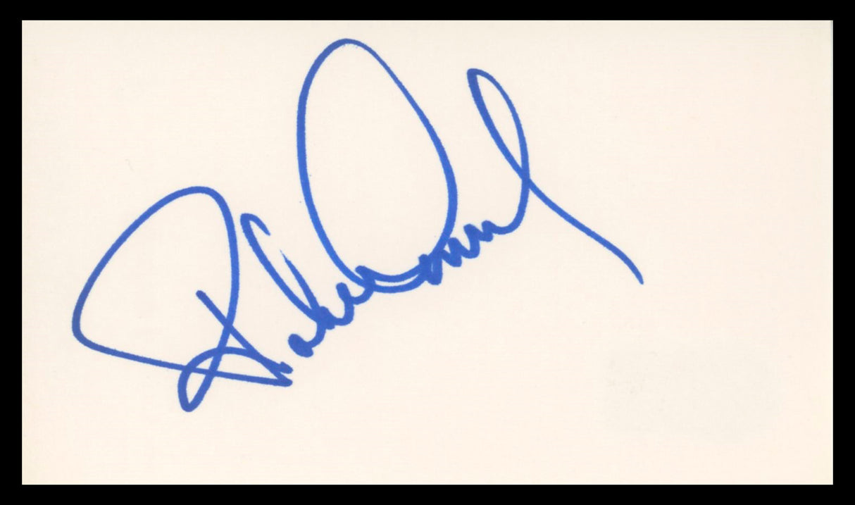 Robert Conrad The Wild Wild West Authentic Signed 3x5 Index Card BAS #BV00118
