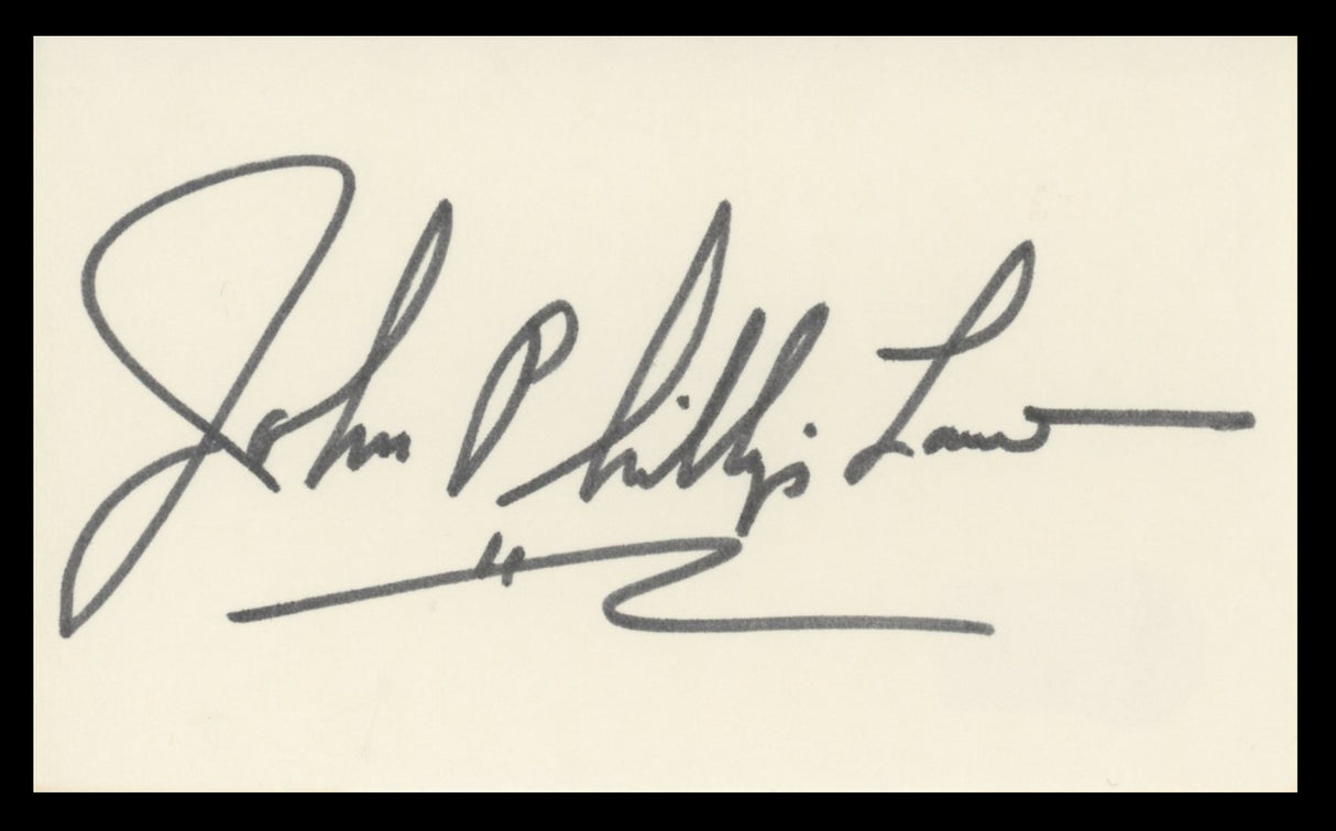 John Phillip Law Barbarella Authentic Signed 3x5 Index Card BAS #BV59096