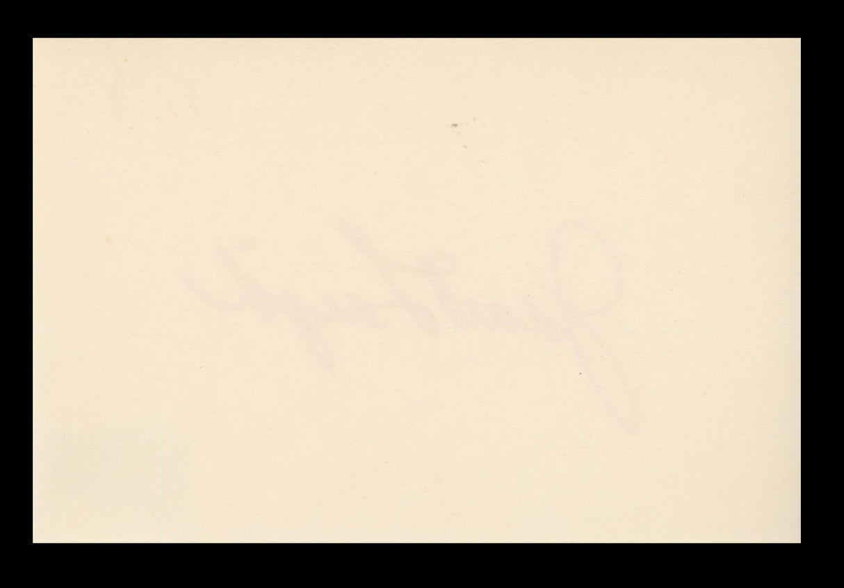 Janet Leigh The Romance of Rosy Ridge Signed 4x6 Index Card BAS #BS29372