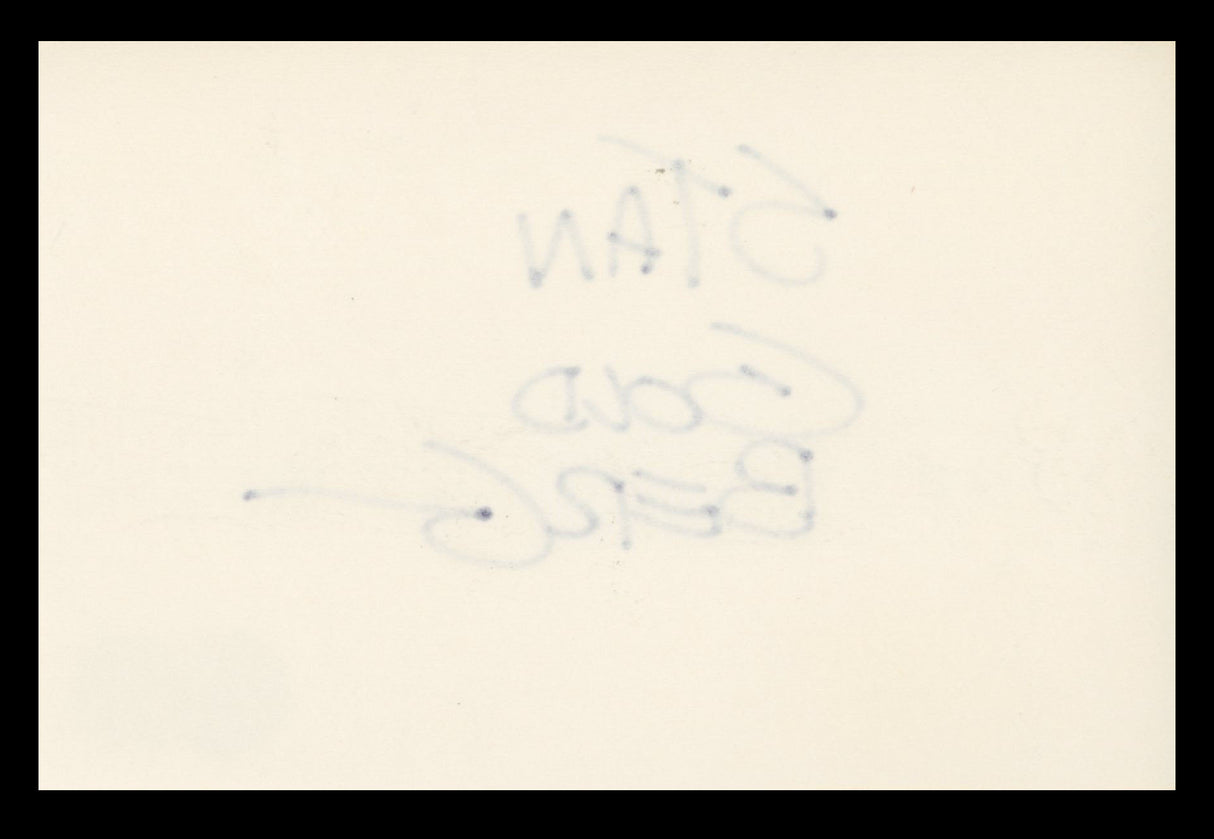 Stan Goldberg Comic Book Artist Authentic Signed 4x6 Index Card BAS #BS29380