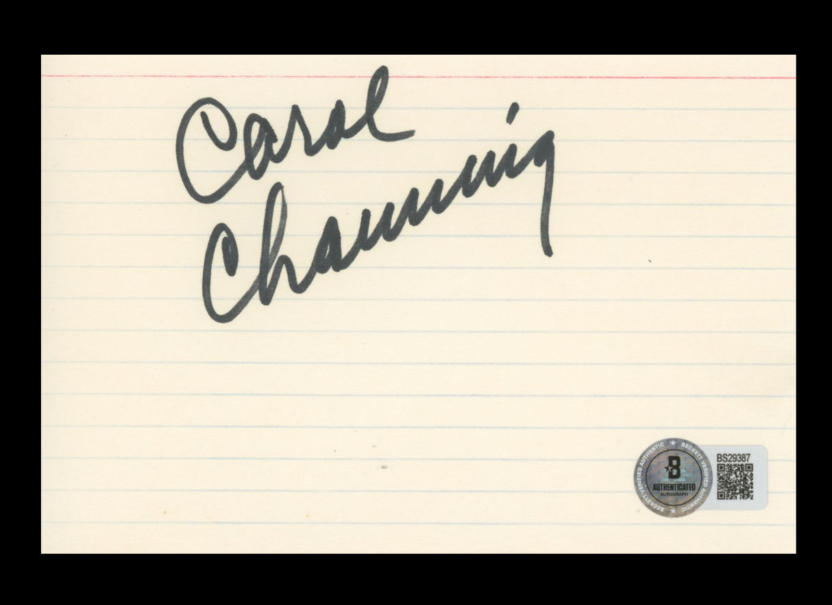 Michelle Phillips Knots Landing Authentic Signed 3x5 Index Card BAS #BL98856