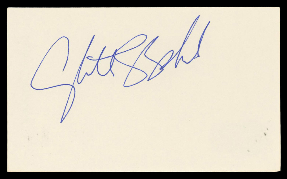 Cybill Shepherd Cybill Authentic Signed 3x5 Index Card Autographed BAS #BN06547