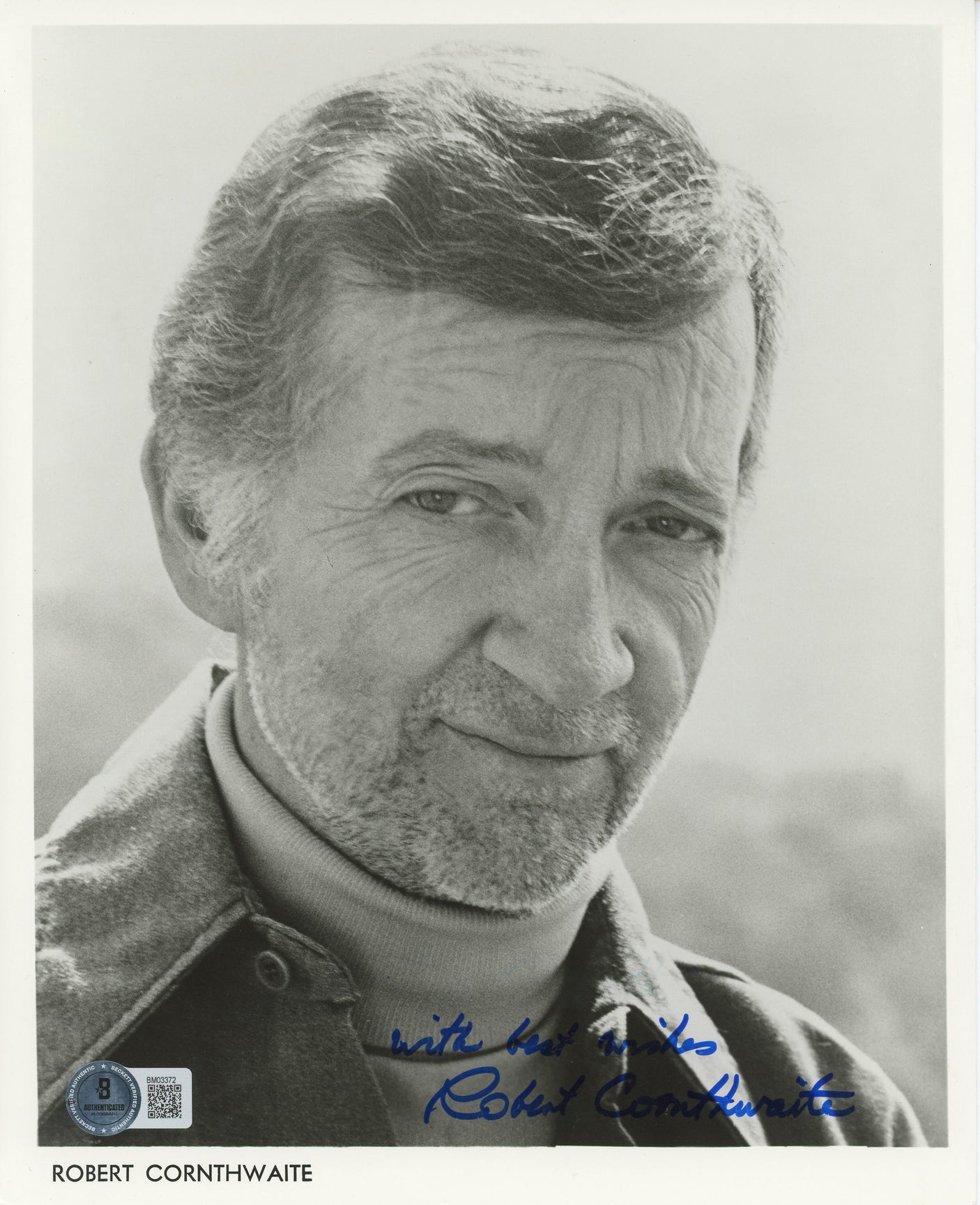 Robert Cornthwaite Picket Fences "Best Wishes "Signed 8x10 Photo BAS #BM03372