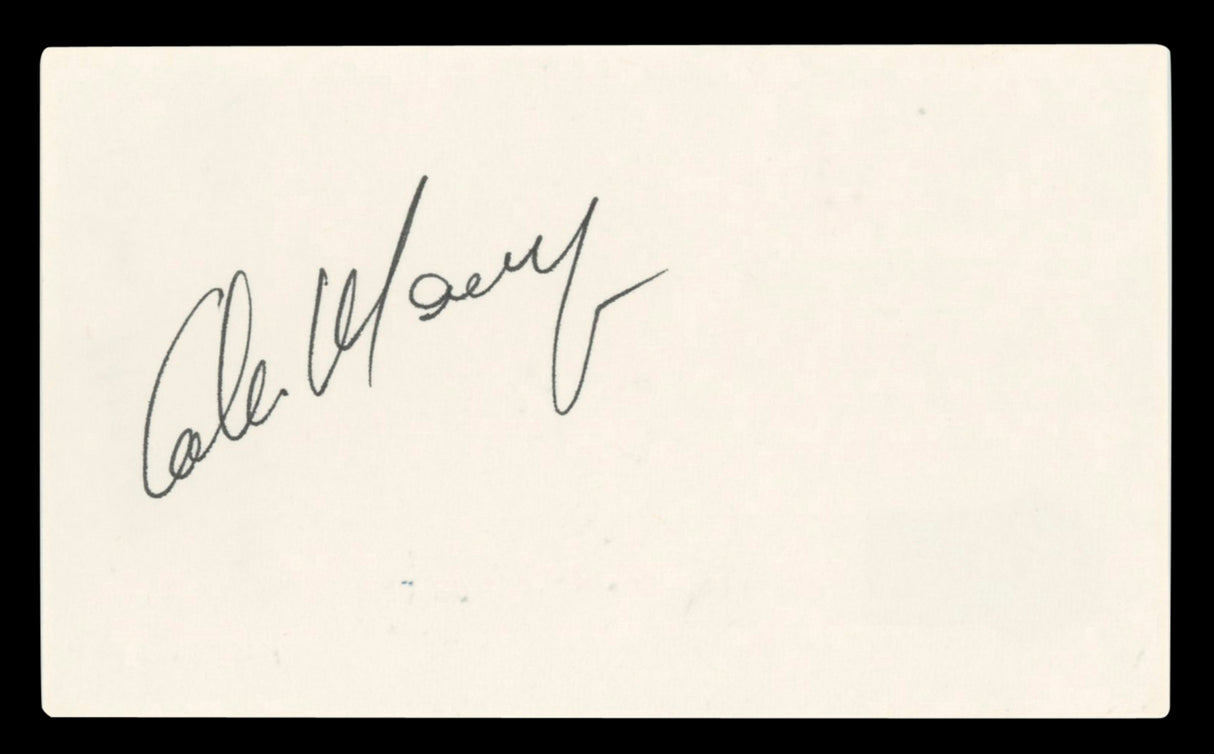 Colm Meaney How Harry Became a Tree Authentic Signed 3x5 Index Card BAS #BV03454