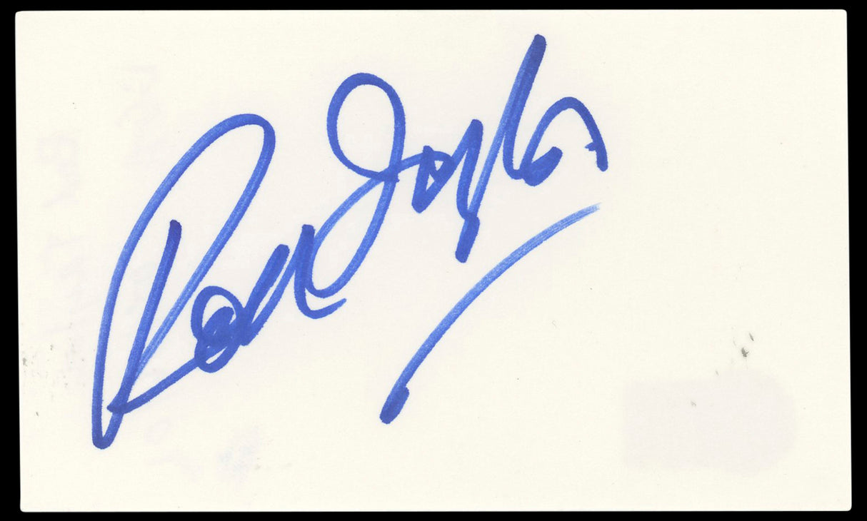 Rod Taylor Young Cassidy Authentic Signed 3x5 Index Card BAS #BN33309