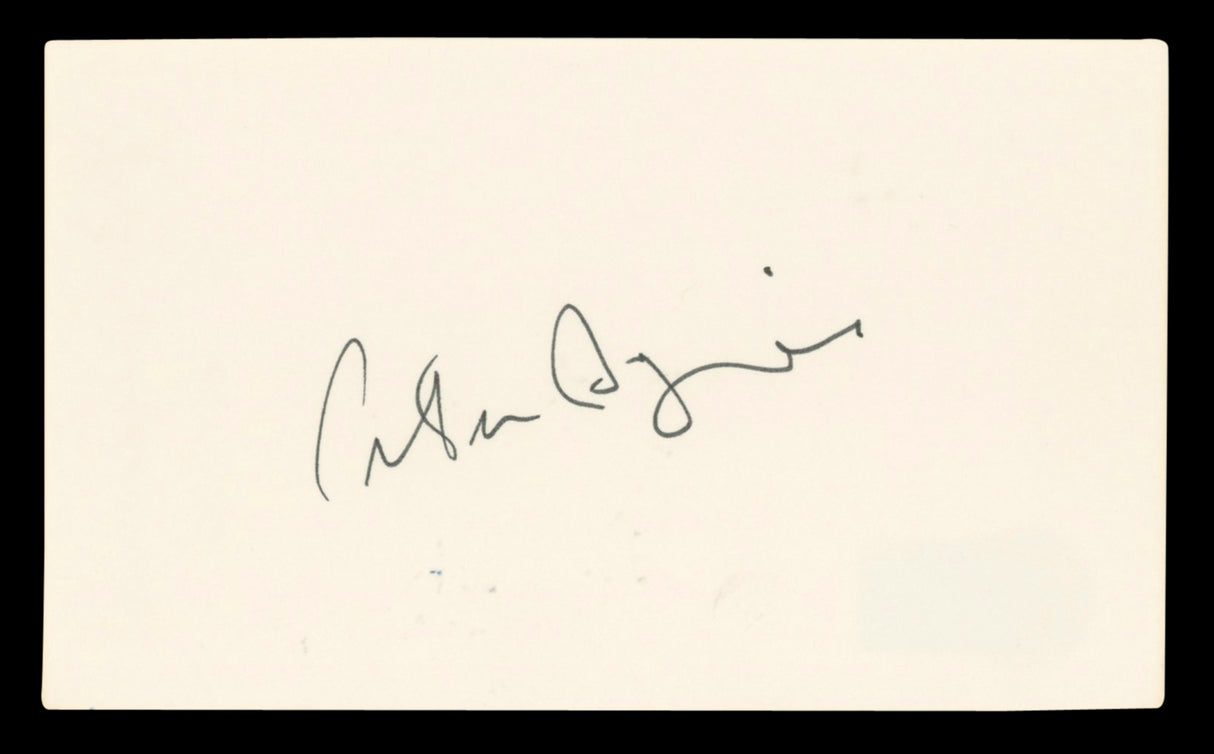 Peter Bogdanovich Authentic Signed 3x5 Index Card Autographed BAS #BV03459