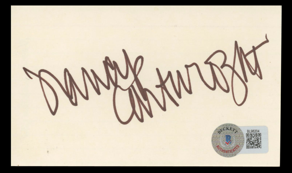 Nancy Cartwright The Simpsons Authentic Signed 3x5 Index Card BAS #BL98204