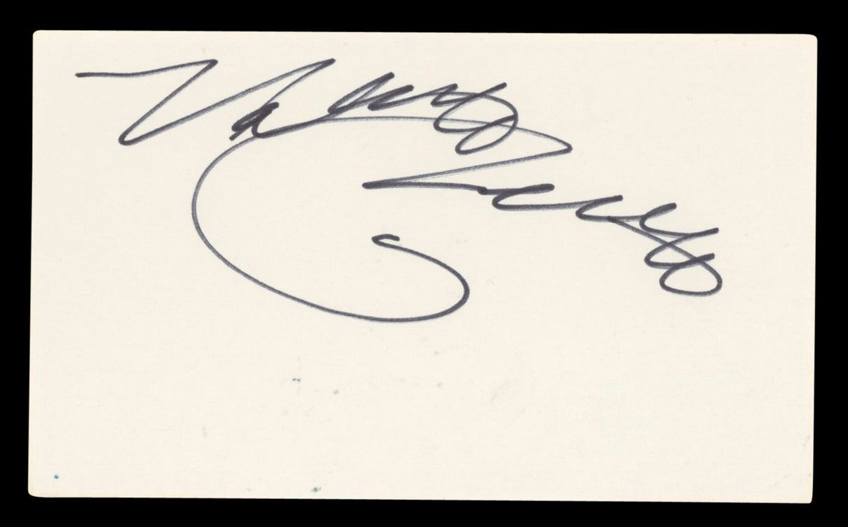 Valerie Perrine Lenny Authentic Signed 3x5 Index Card Autographed BAS #BV03472