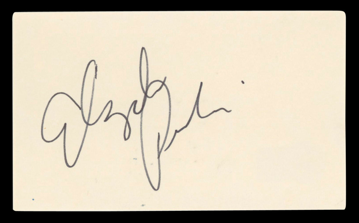 Elizabeth Perkins Weeds Authentic Signed 3x5 Index Card Autographed BAS #BQ67767