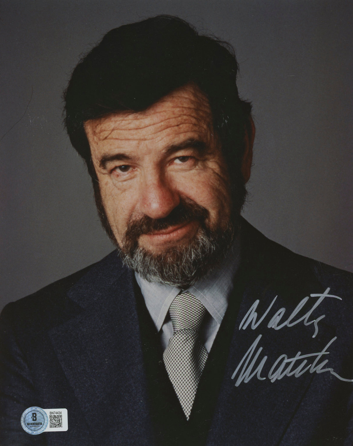 Walter Matthau I Ought to Be in Pictures Signed 8x10 Photo BAS #BN74434