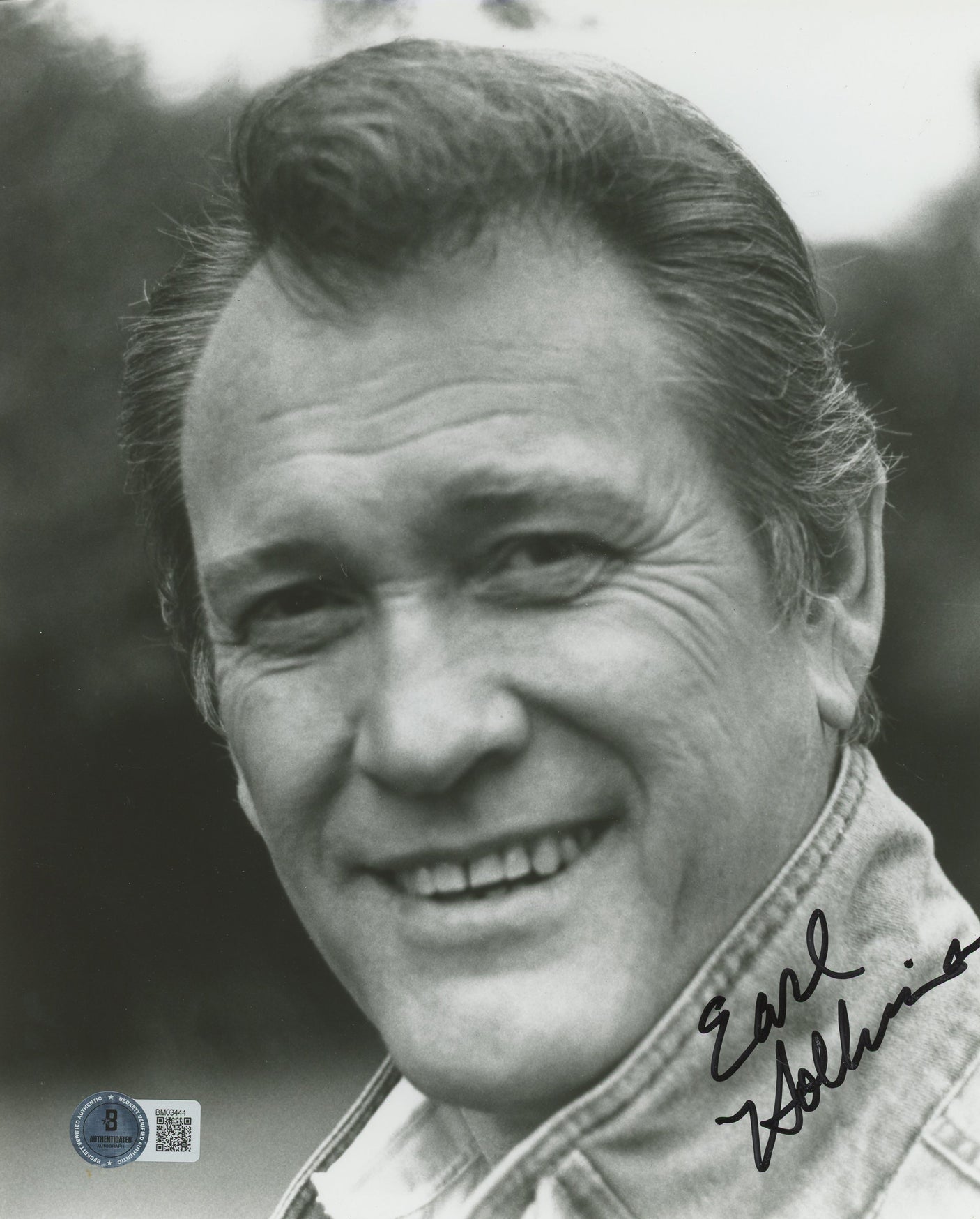 Earl Holliman Forbidden Planet Authentic Signed 8x10 Photo BAS #BM03444