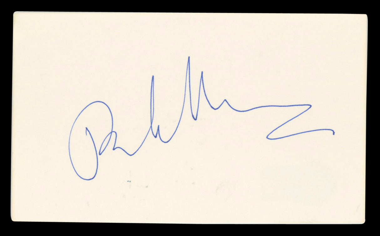 Pamela Mason Lady Possessed Authentic Signed 3x5 Index Card BAS #BV03107