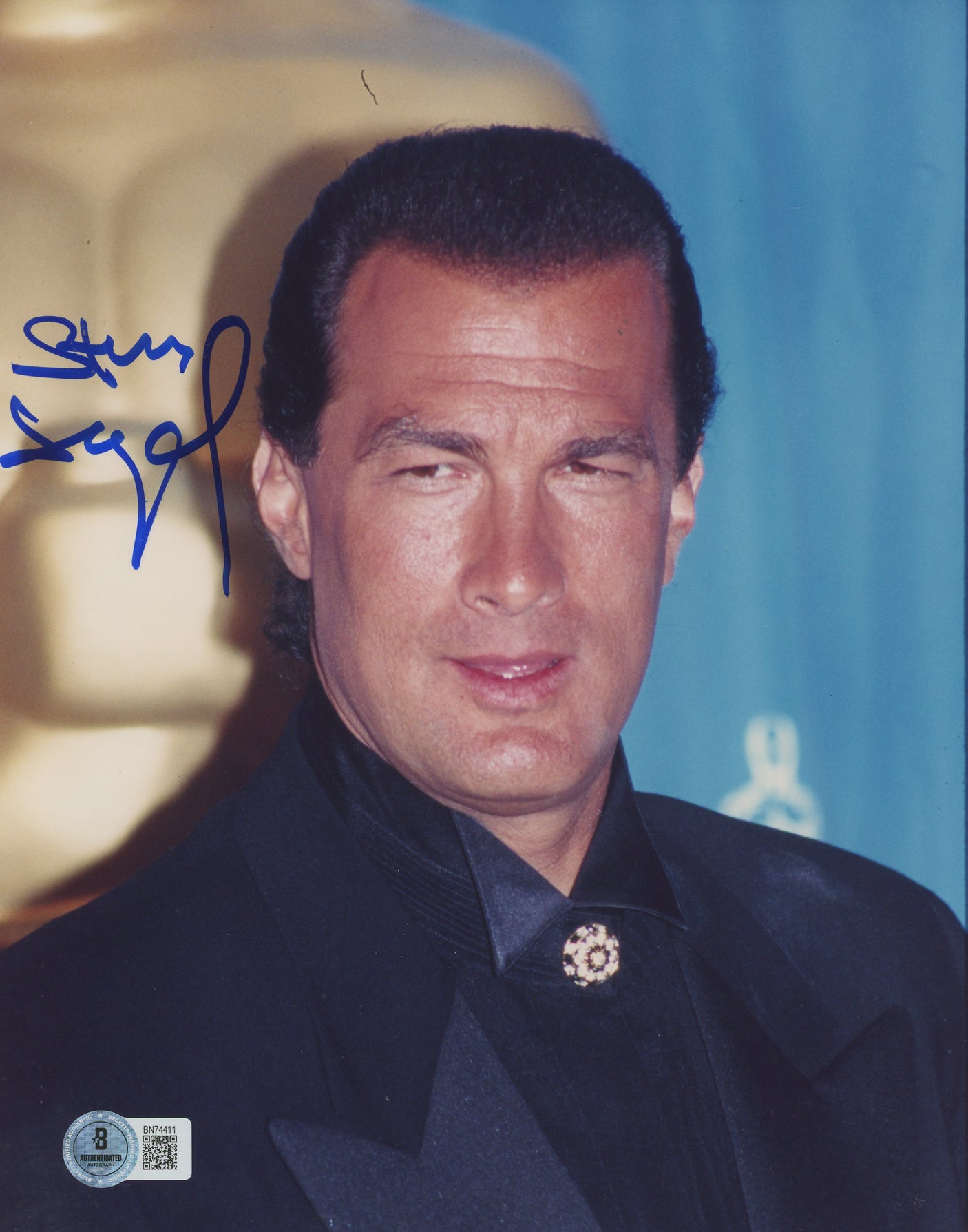 Steven Seagal Above the Law Authentic Signed 8x10 Photo Autographed BAS #BN74411