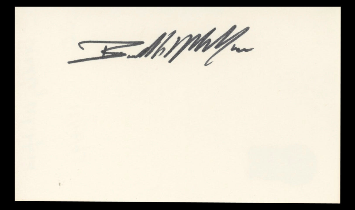 Bradley Whitford The West Wing Authentic Signed 3x5 Index Card BAS #BT01225