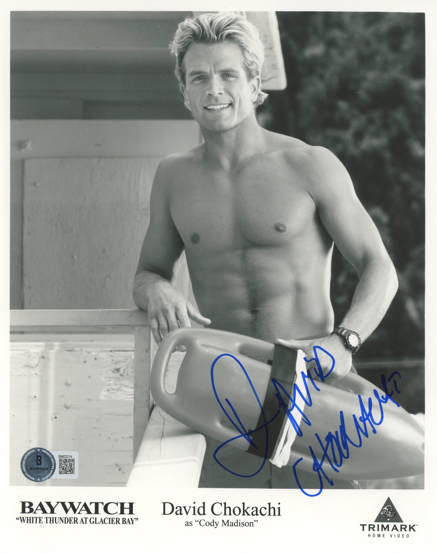 David Chokachi Baywatch Authentic Signed 8x10 Photo Autographed BAS #BM03314