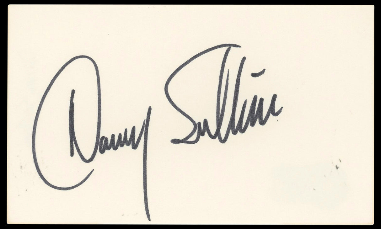 Danny Sullivan Authentic Signed 3x5 Index Card Autographed BAS #BN33231